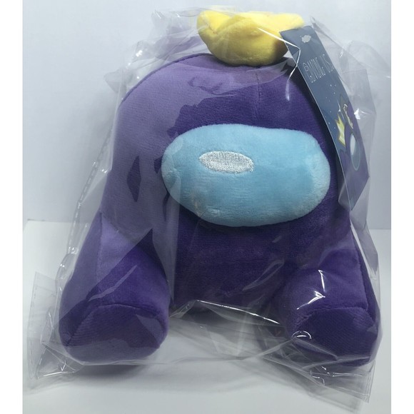 Among Us Imposter Collector's Limited Edition Purple Crewmate w/ Crown Plush NIB - Picture 1 of 5